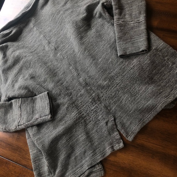 Free People Green Knit Cotton Oversized Blazer XS - Picture 5 of 6